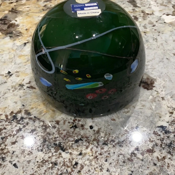 Vintage SDS SEAPOOT GROUP DESIGN Exquisite Green Decorative Art Bowl - Picture 6 of 8